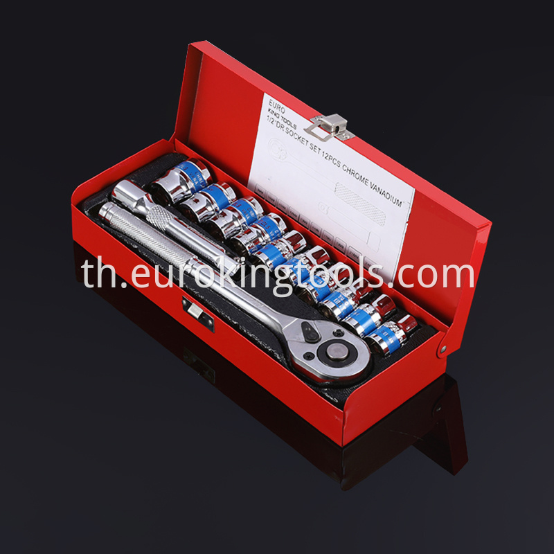 12PCS Socket Wrench Tool Set for Auto Repair